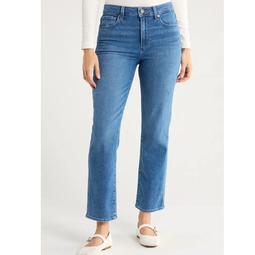 Paige Women’s 30 x 26 Jeans Sarah Straight Ankle High Rise Stretch Denim